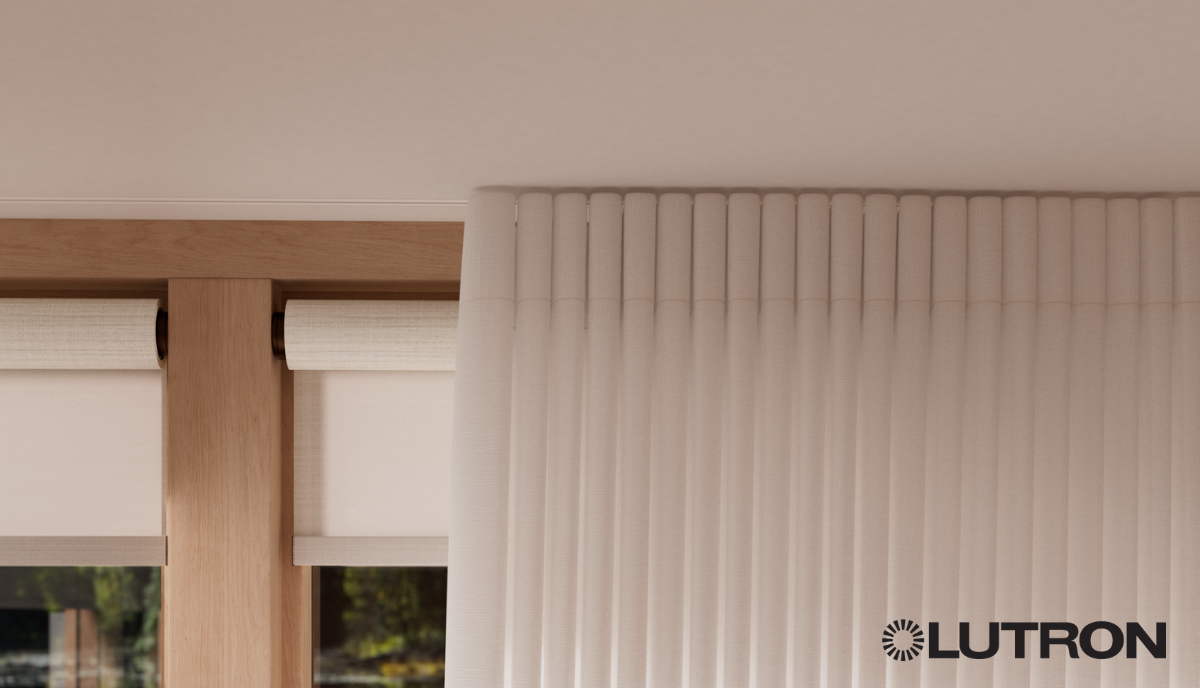 Lutron drapery - motorized