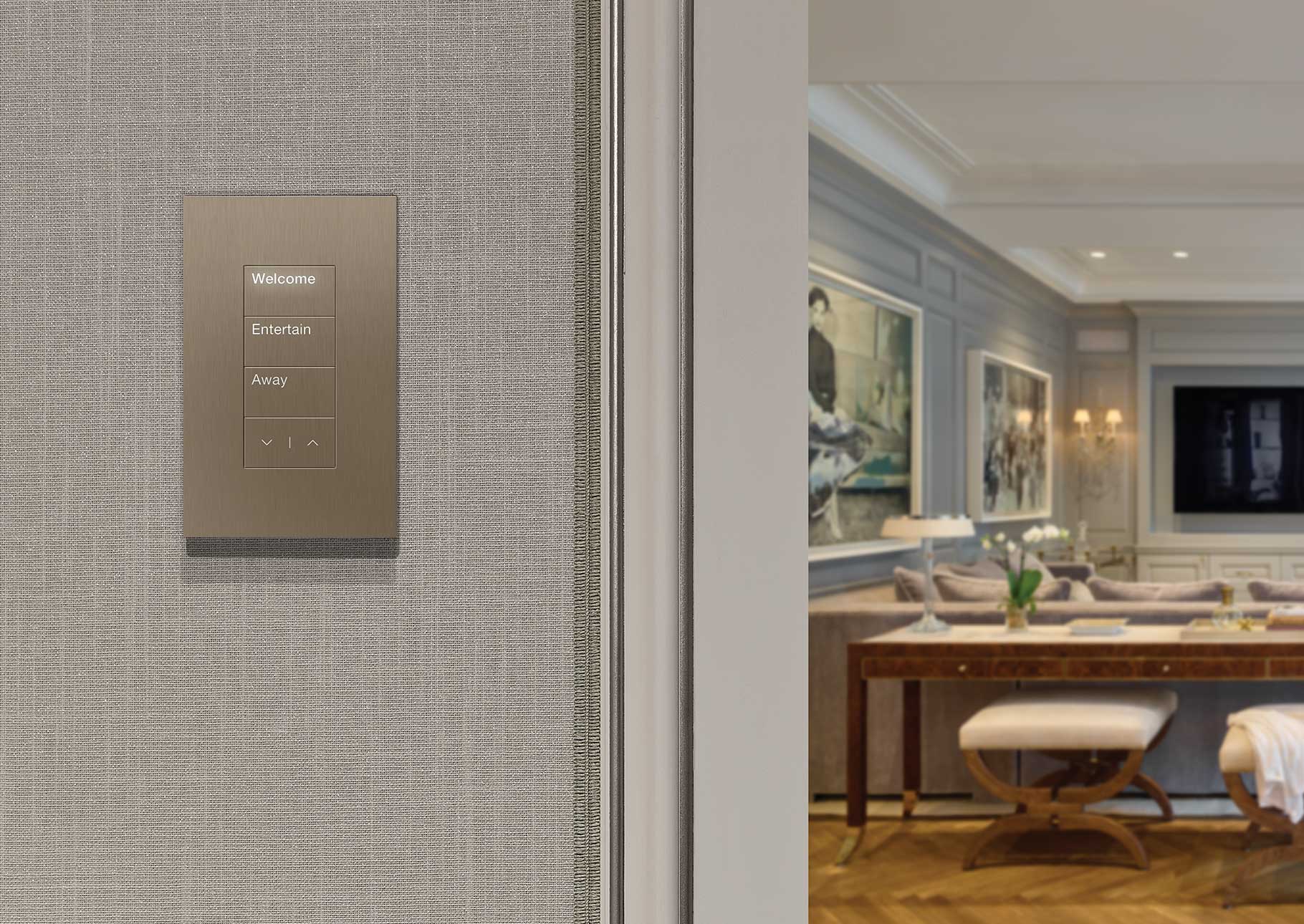 Lutron Clavier contrôle d'éclairage Palladiom